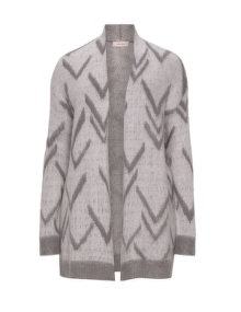 Triangle Wool and mohair cardigan Pink / Grey