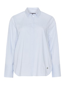 Frapp Striped shirt Light-Blue / White
