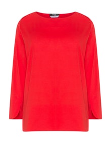Frapp Basic long sleeve t-shirt Red
