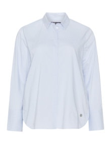Frapp Striped shirt Light-Blue / White