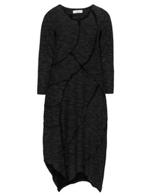 INCA Seam detail sweater dress Anthracite / Mottled