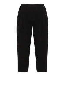 Prisa Spotted tapered trousers Black