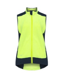 Studio Sleeveless jersey sports jacket Yellow / Dark-Blue