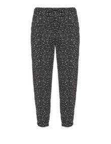 Persona Cropped printed trousers Black / White
