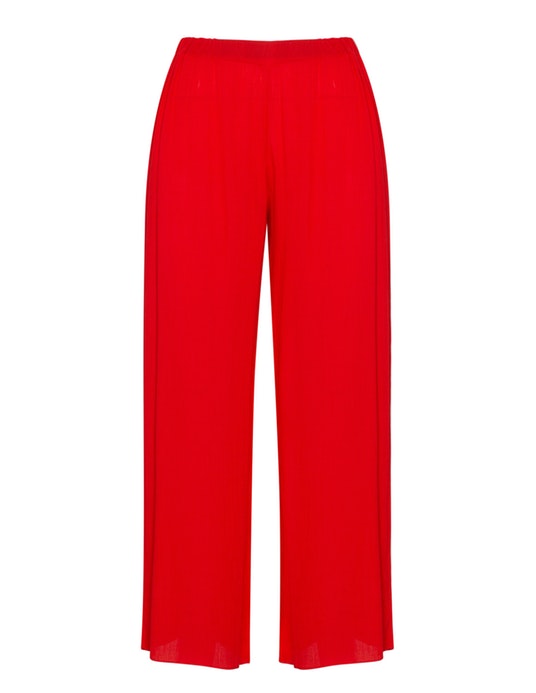 Vento Maro Wide leg trousers Red