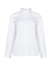 Eterna Cotton-blend blouse White