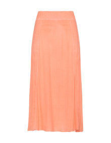 La Stampa A-line maxi skirt Orange