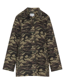 Club One Embroidered camouflage jacket Khaki-Green / Multicolour