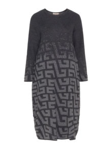 Isolde Roth Balloon knit dress  Anthracite / Grey