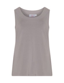 Peter Luft Jersey A-line top Taupe-Grey