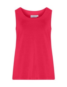 Peter Luft Jersey A-line top Red / Pink