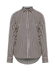 Eterna Stripe print shirt  Black / Sand