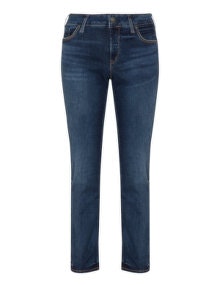 Silver Jeans Faded straight cut jeans Suki Blue