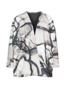 Doris Streich Printed jacket Grey / Black