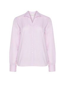 Eterna Patterned cotton shirt Pink