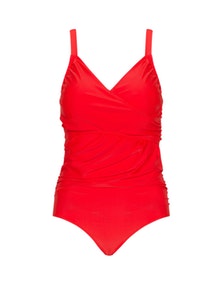 Junarose Wrap-over swimsuit Red