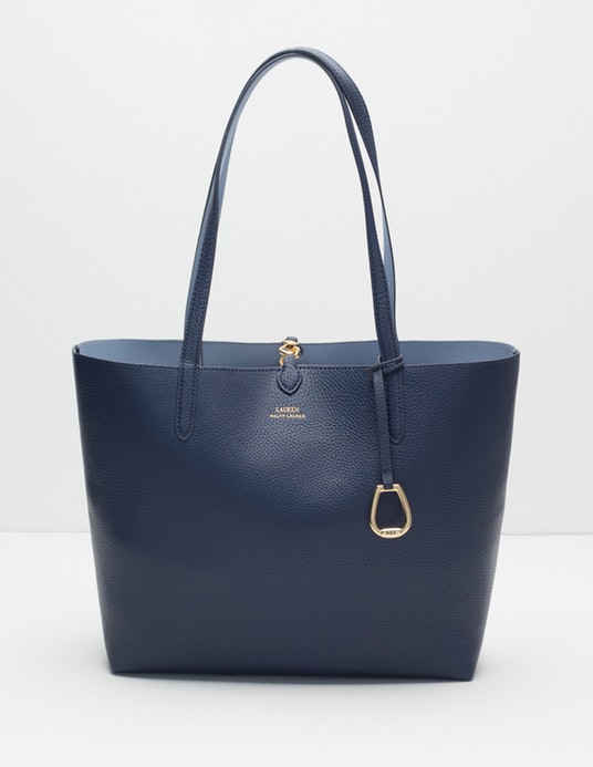 Lauren Ralph Lauren Faux leather Merrimack bag Dark-Blue / Light-Blue