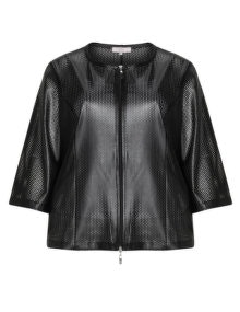 annalisa Faux leather jacket Black