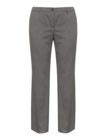 Samoon Fishbone patterned wide leg trousers  Grey / Black