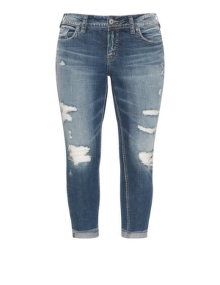 Silver Jeans Distressed effect skinny jeans  Blue