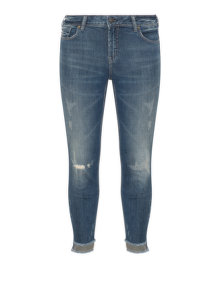 Silver Jeans 7/8 length skinny jeans  Blue