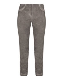 Robell Faded slim fit trousers Taupe-Grey