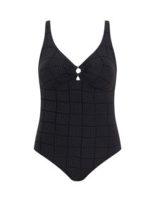 Caya Coco Graphic swimsuit Black / Black