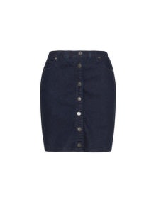 Adia Buttoned denim skirt  Blue
