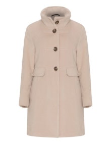 Polarbear Wool-cashmere coat Beige