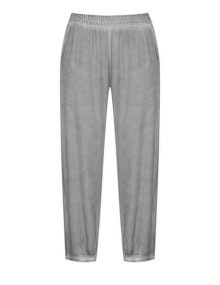 Isolde Roth Washed loose fit trousers Anthracite