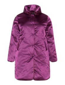 Vento Maro Shiny hooded jacket Purple