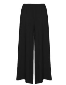 Exelle Wide jersey trousers Black