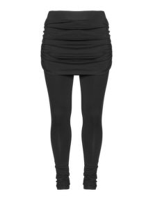 Manon Baptiste Sportswear fold over waist leggings Black