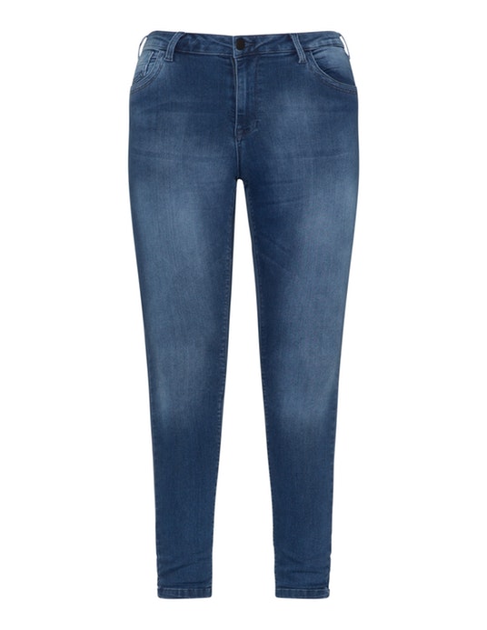 Zizzi Faded skinny jeans Blue