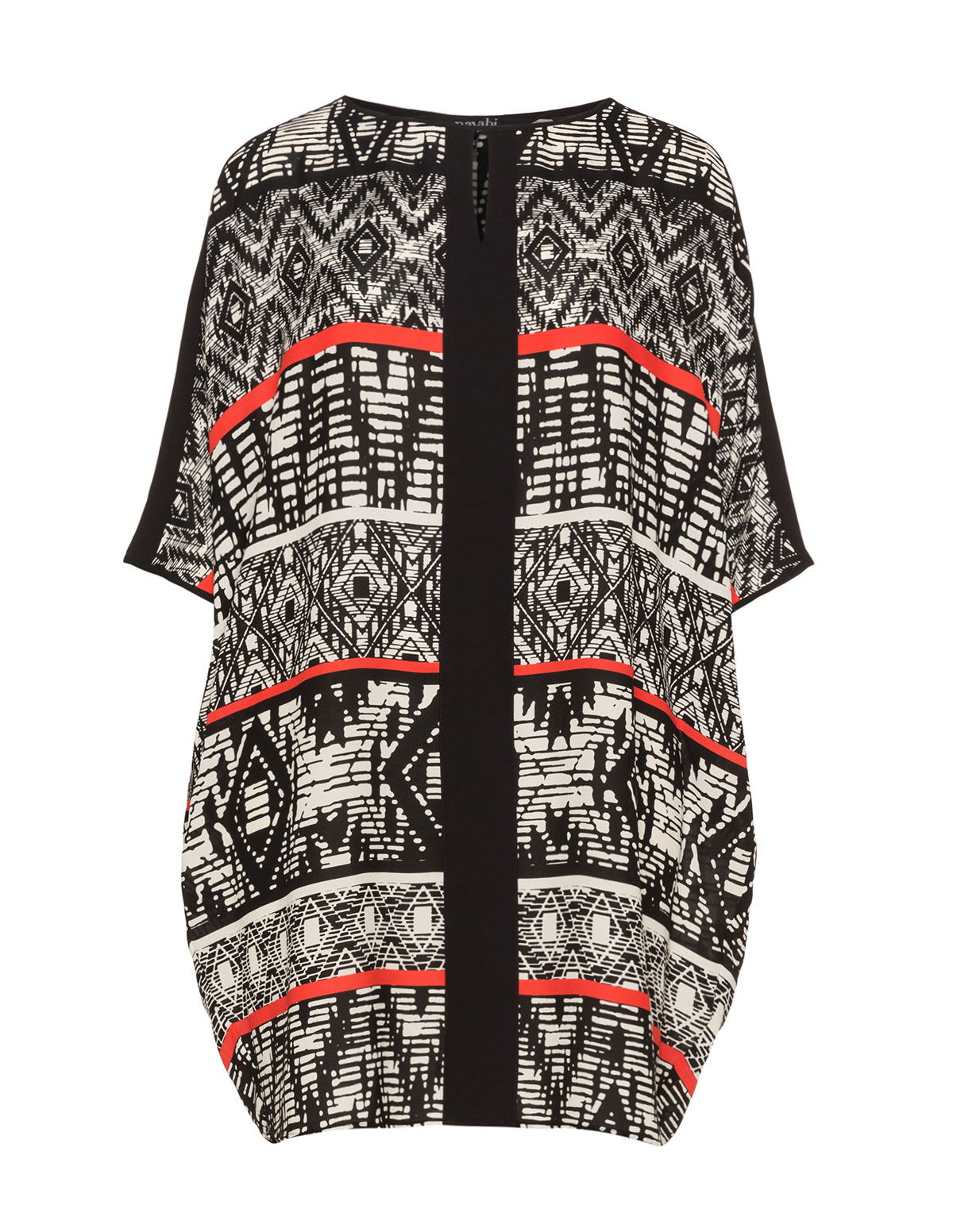 Printed cut out tunic by
navabi