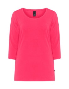 Adia Modal-cotton t-shirt Pink