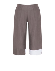 Chalona Capri trousers Grey / White