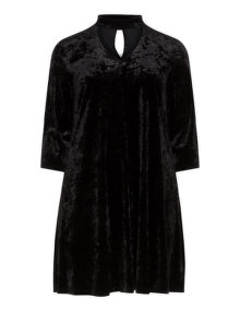 Ten 21 Velvet dress  Black