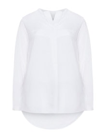 Open End Linen tunic  White