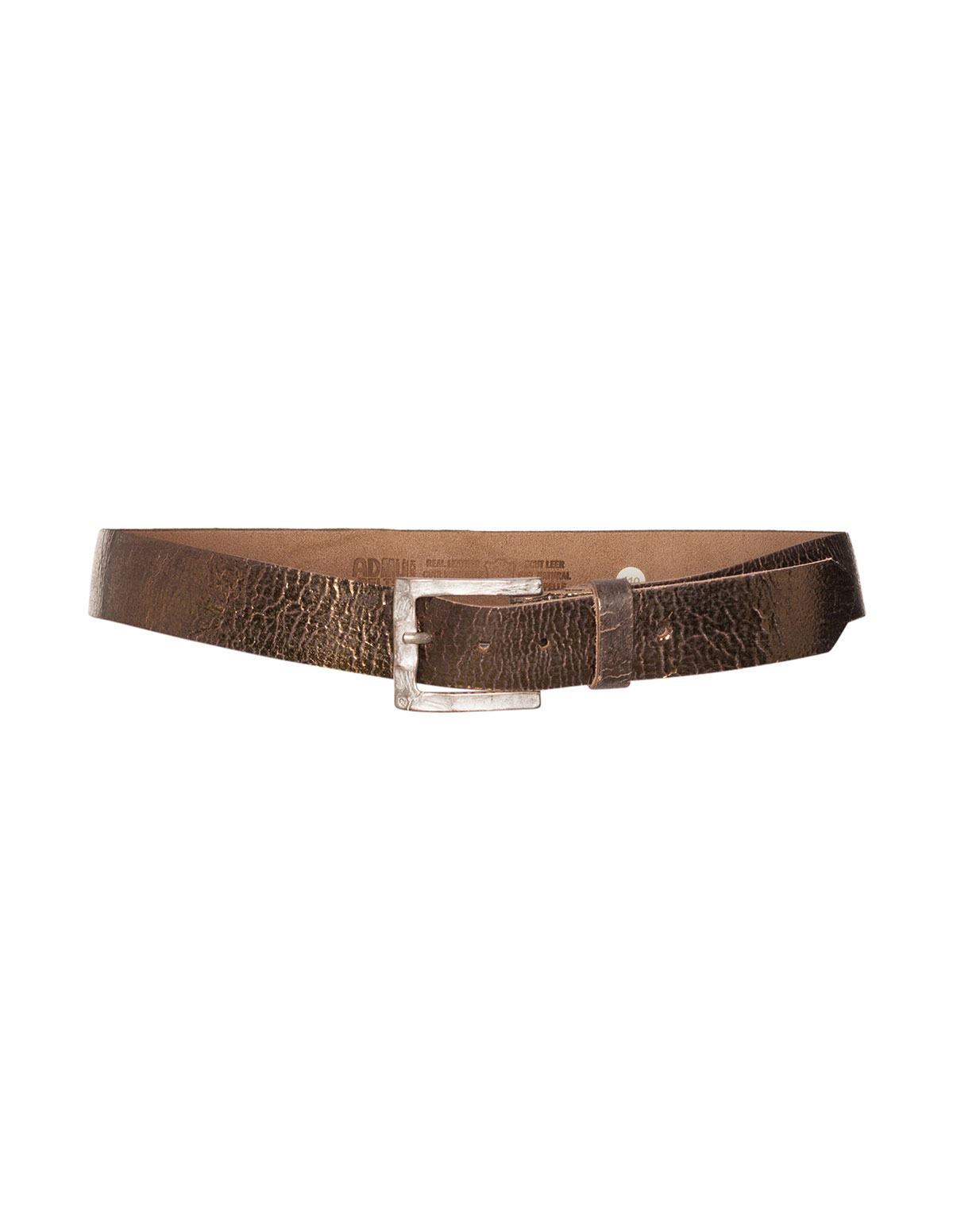 Metallic leather belt  by
ADMÜ