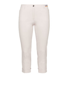 Raphaela by Brax Cotton-blend cropped trousers Pink